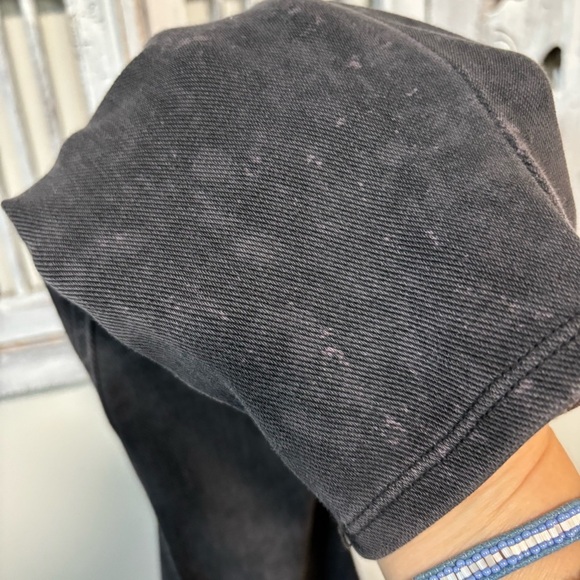 SPANX Jean-ish Ankle Legging Dark Gray Acid Wash Flattering Jegging - Picture 6 of 8